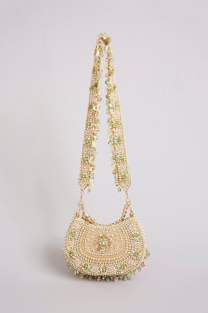 Pastel Sublime Satin & Suedette Sling Bag by Lovetobag at Pernia's Pop Up Shop