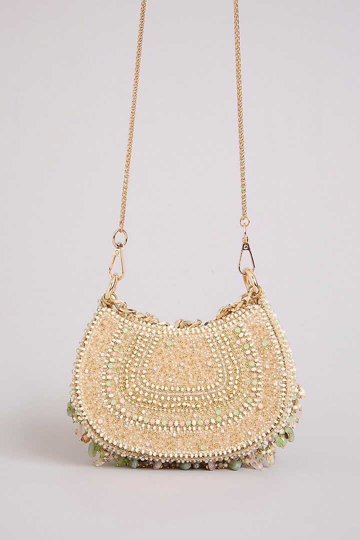 Pastel Sublime Satin & Suedette Sling Bag by Lovetobag at Pernia's Pop Up Shop
