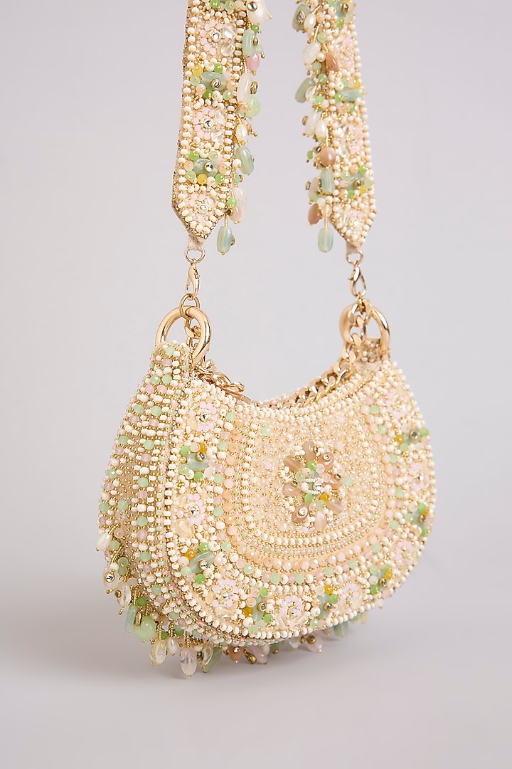 Pastel Sublime Satin & Suedette Sling Bag by Lovetobag at Pernia's Pop Up Shop