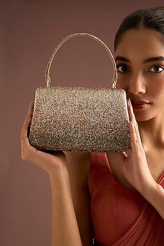 Multi-Colored Satin & Suedette Bag by Lovetobag
