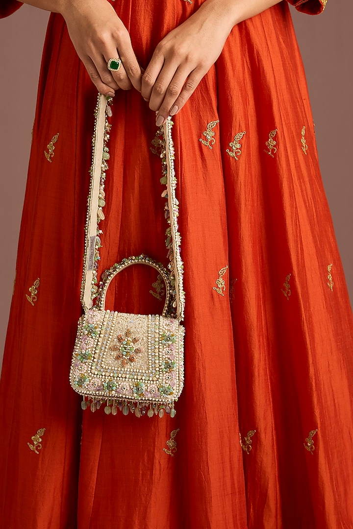 Amethyst Lavender Satin & Suedette Bag by Lovetobag at Pernia's Pop Up Shop