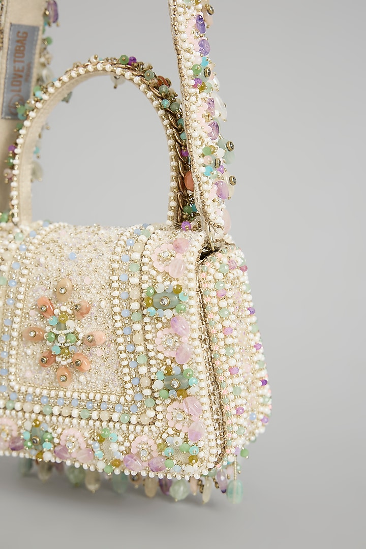 Amethyst Lavender Satin & Suedette Bag by Lovetobag at Pernia's Pop Up Shop