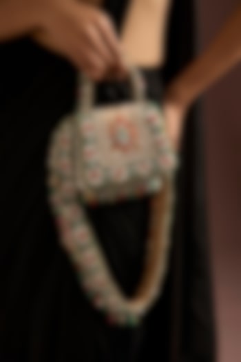 Multi-Colored Satin & Suedette Bag by Lovetobag at Pernia's Pop Up Shop