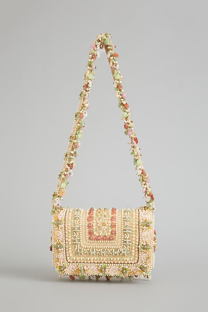 Pastel-Colored Satin & Suedette Bag by Lovetobag at Pernia's Pop Up Shop