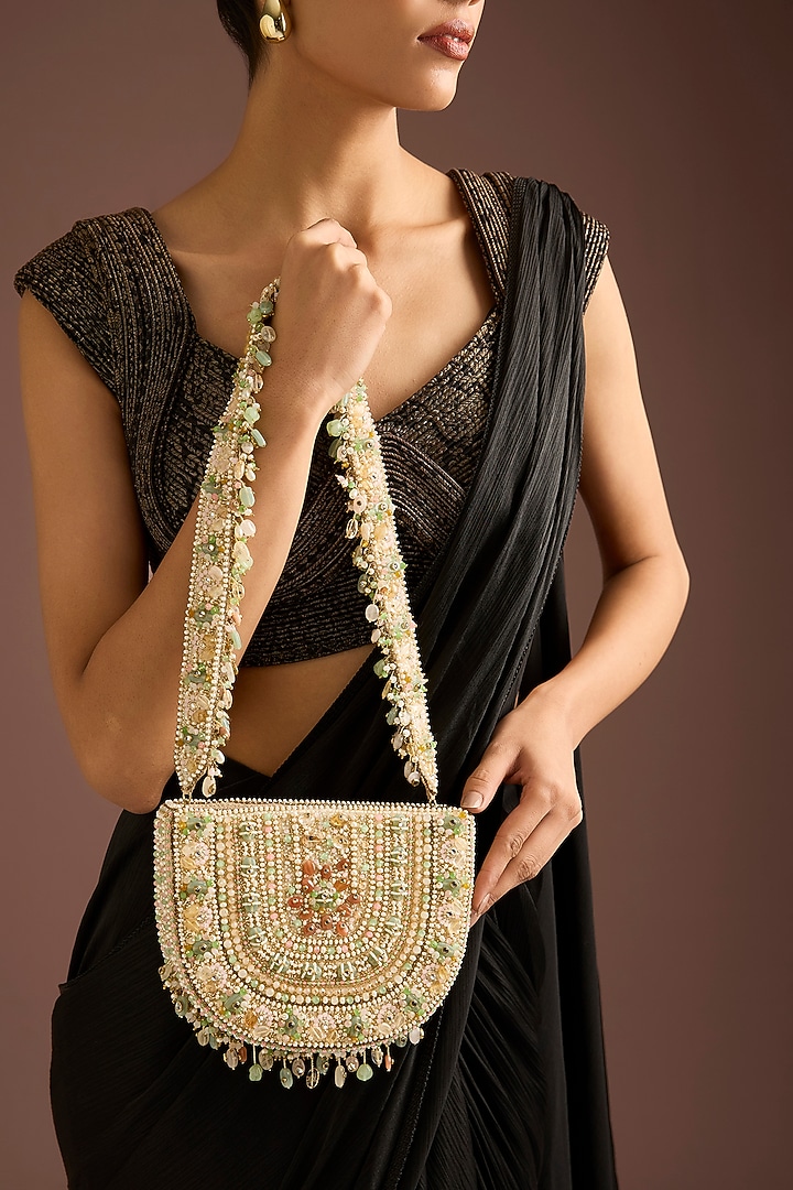 Pastel-Colored Satin & Suedette Bag by Lovetobag at Pernia's Pop Up Shop