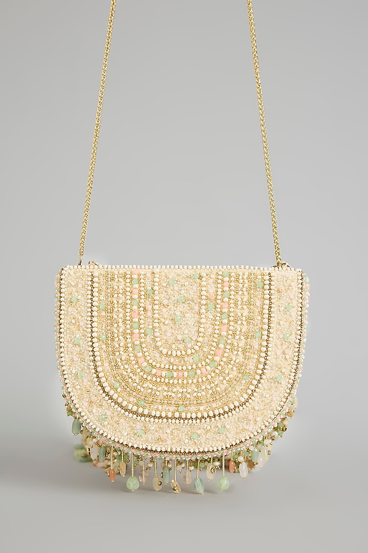 Pastel-Colored Satin & Suedette Bag by Lovetobag at Pernia's Pop Up Shop