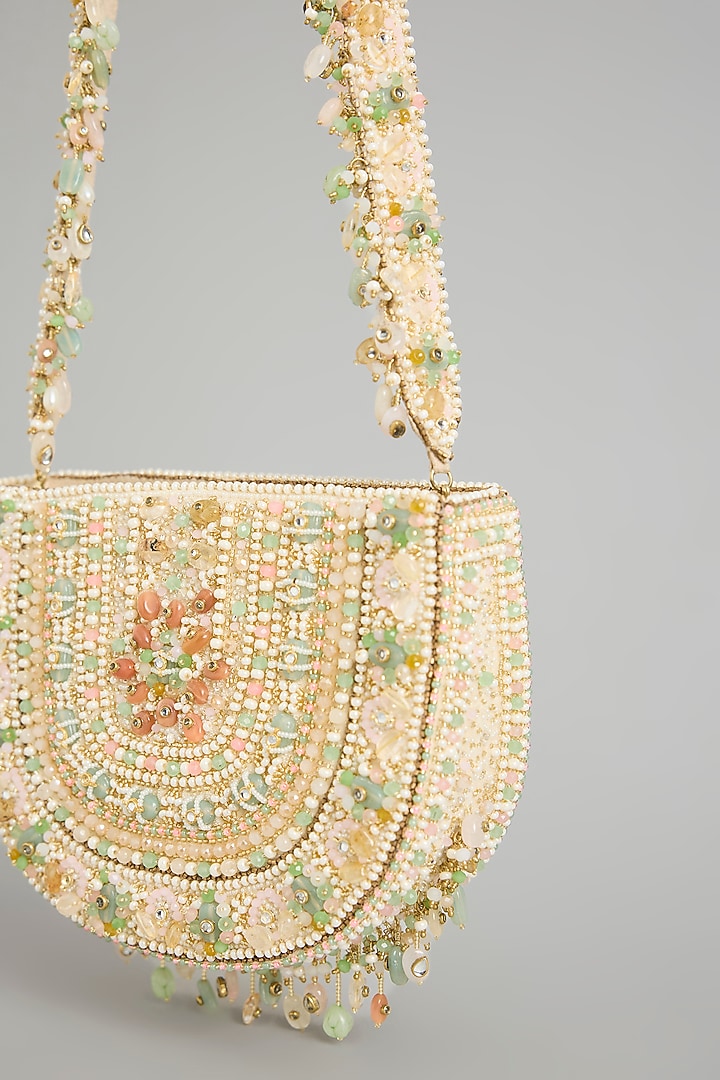 Pastel-Colored Satin & Suedette Bag by Lovetobag at Pernia's Pop Up Shop