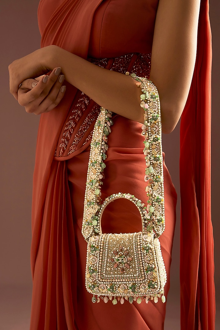 Pastel-Colored Satin & Suedette Bag by Lovetobag at Pernia's Pop Up Shop