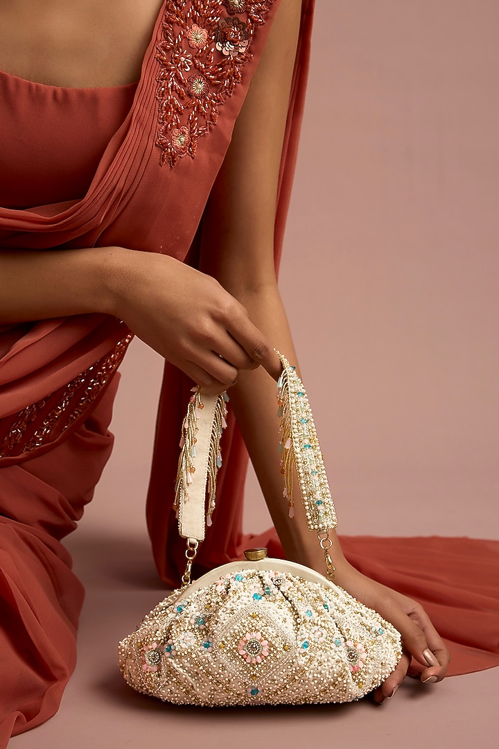 Pastel-Colored Satin & Suedette Bag by Lovetobag at Pernia's Pop Up Shop