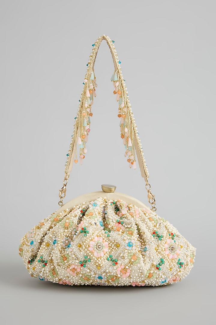 Pastel-Colored Satin & Suedette Bag by Lovetobag at Pernia's Pop Up Shop