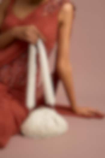 Ivory Satin & Suedette Bag by Lovetobag at Pernia's Pop Up Shop