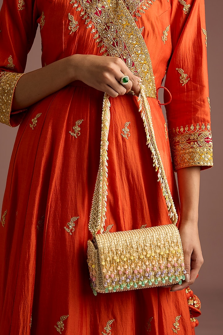 Pastel-Colored Satin & Suedette Bag by Lovetobag at Pernia's Pop Up Shop