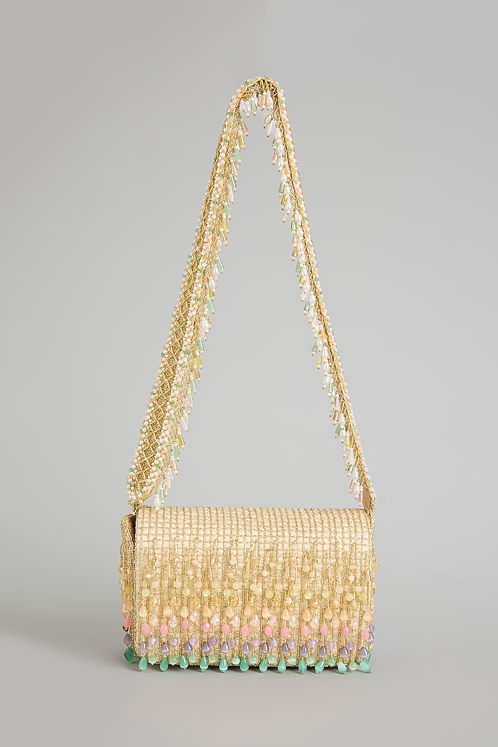 Pastel-Colored Satin & Suedette Bag by Lovetobag at Pernia's Pop Up Shop