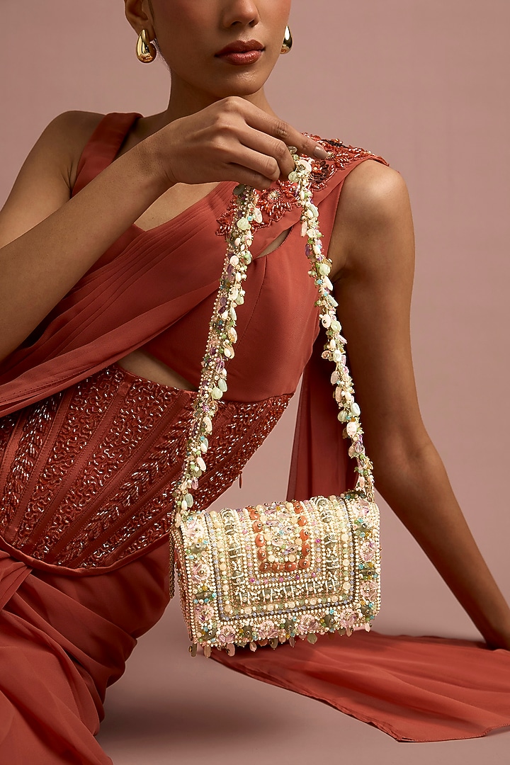 Amethyst Lavender Satin & Suedette Bag by Lovetobag at Pernia's Pop Up Shop