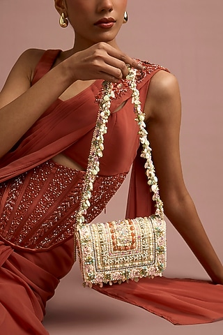 Amethyst Lavender Satin & Suedette Bag by Lovetobag
