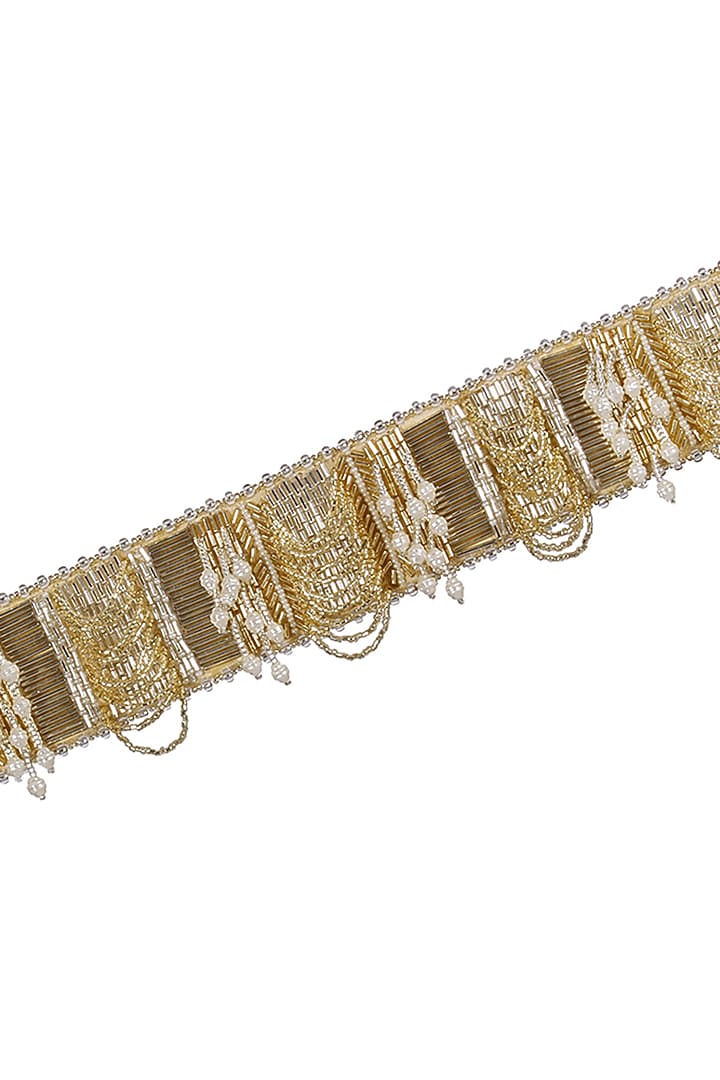 Gold & Silver Embellished Waist Belt by Lovetobag at Pernia's Pop Up Shop