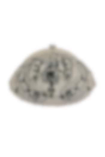 Emerald Green Embroidered Pouch by Lovetobag at Pernia's Pop Up Shop