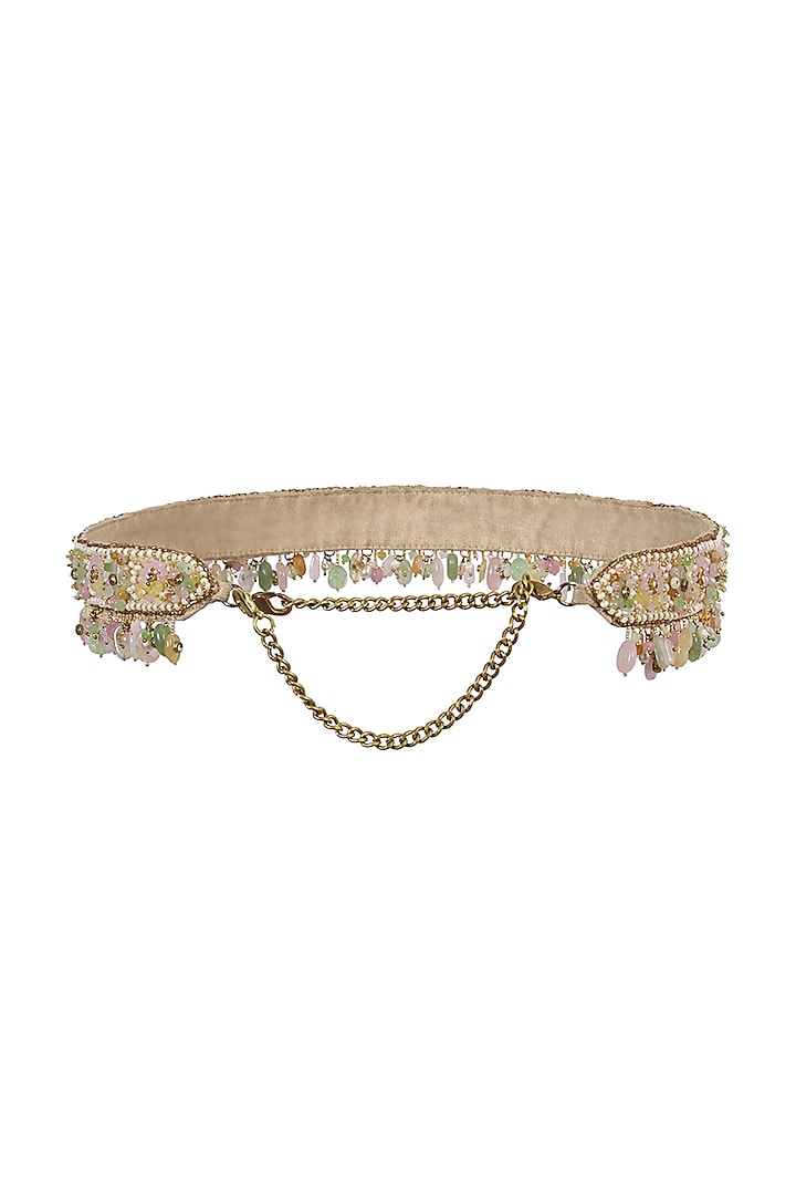 Multi-Colored Embroidered Waist Belt by Lovetobag at Pernia's Pop Up Shop
