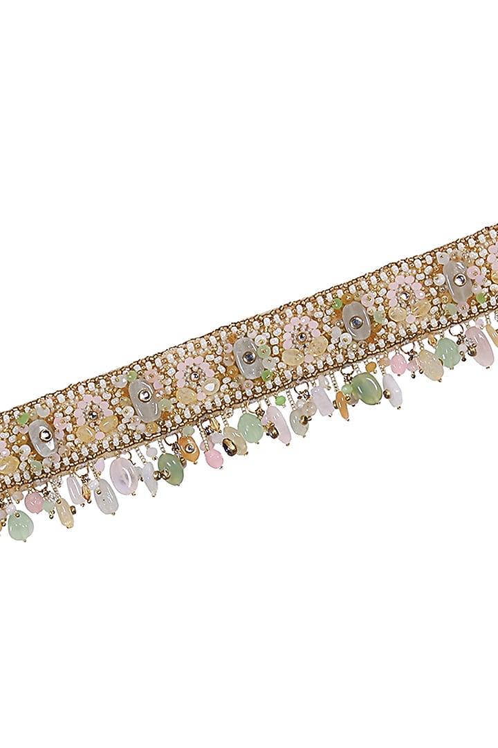 Multi-Colored Embroidered Waist Belt by Lovetobag at Pernia's Pop Up Shop
