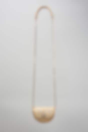 Golden Satin Zircon Trapezium Clutch by Lovetobag at Pernia's Pop Up Shop