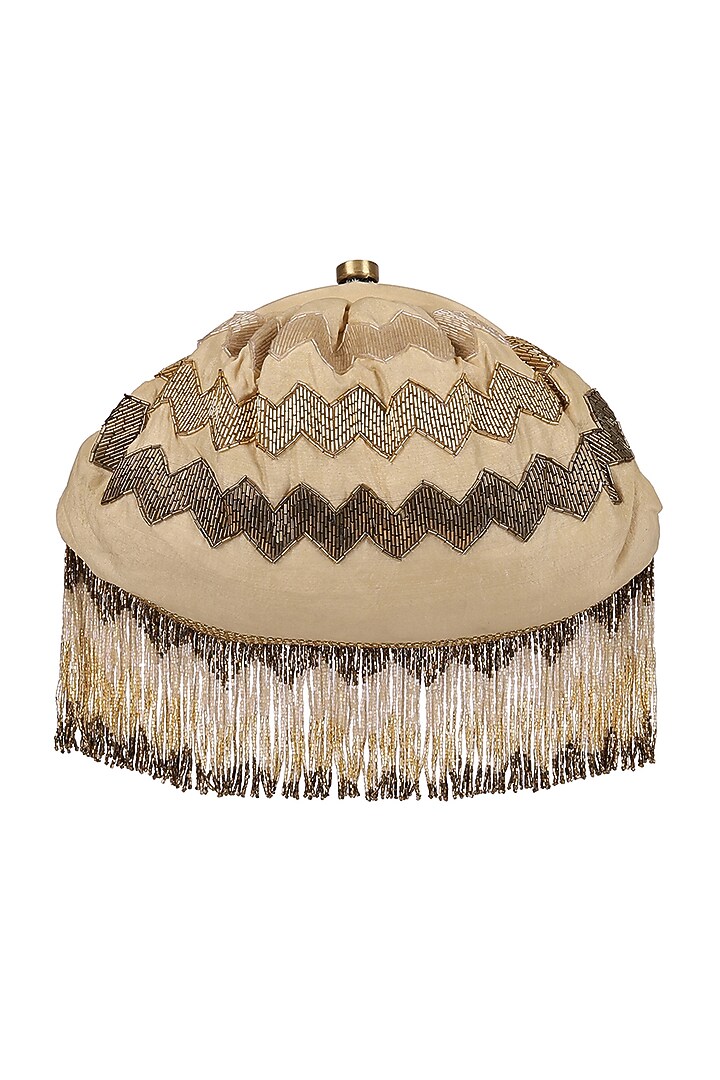 Golden Tassel Embroidered Clutch by Lovetobag at Pernia's Pop Up Shop