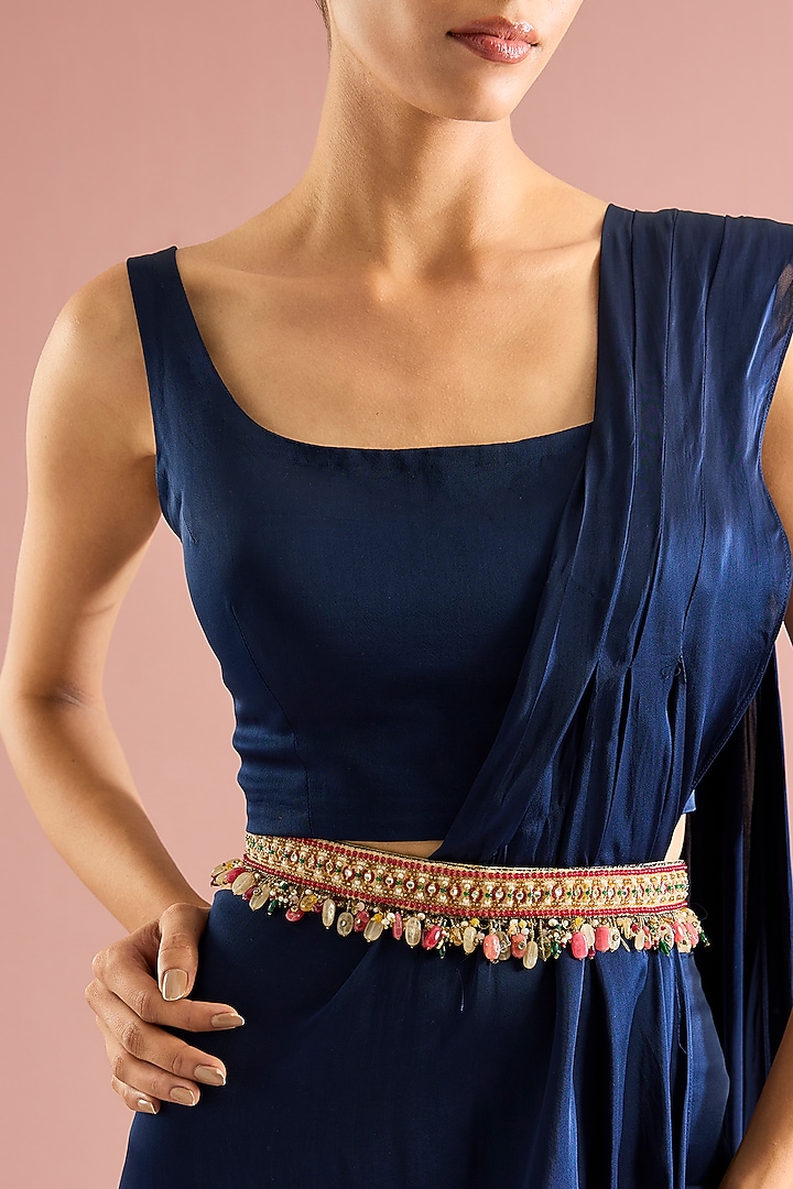 Ruby Red Velvet Waist Belt by Lovetobag at Pernia's Pop Up Shop
