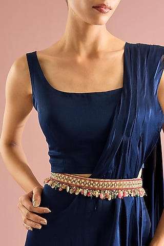 Ruby Red Velvet Waist Belt by Lovetobag