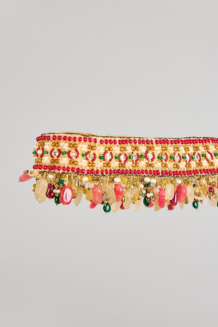 Ruby Red Velvet Waist Belt by Lovetobag at Pernia's Pop Up Shop