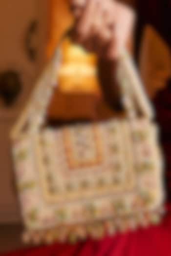 Multi-Coloured Embellished Clutch Bag by Lovetobag