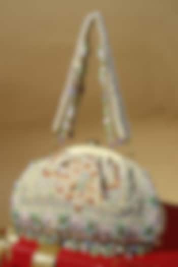 Lavender Embellished Clutch Bag by Lovetobag at Pernia's Pop Up Shop