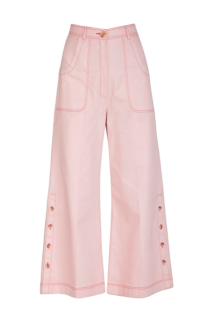 White Top With Pink Pants by Little Things Studio at Pernia's Pop Up Shop