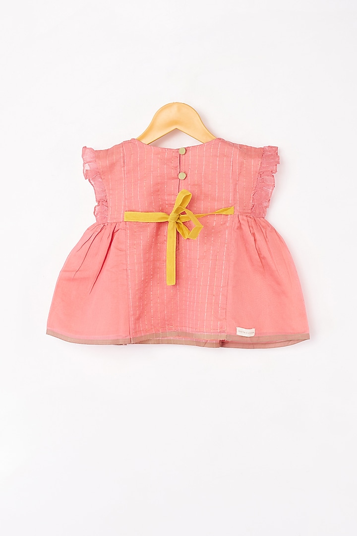 Geranium Pink Co-Ord Set For Girls by Love the World Today at Pernia's Pop Up Shop