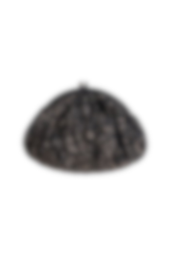 Black Embroidered Pouch Clutch by Lovetobag at Pernia's Pop Up Shop