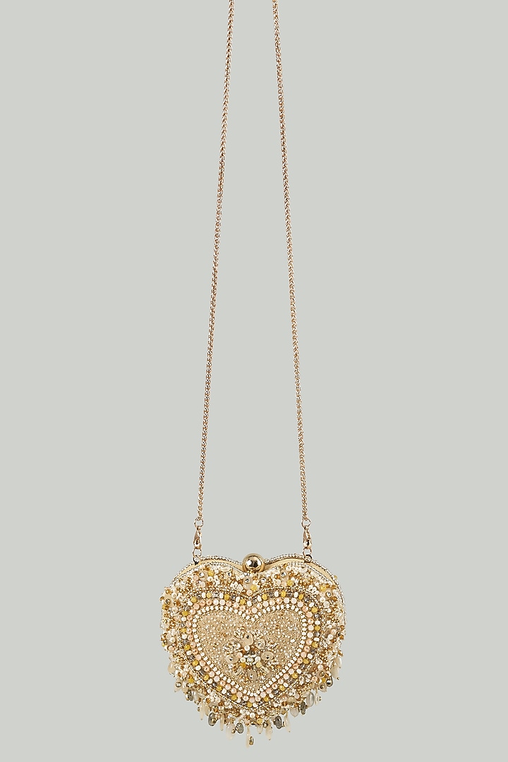 Multi-Colored Velvet Hand Embroidered Clutch by Lovetobag at Pernia's Pop Up Shop