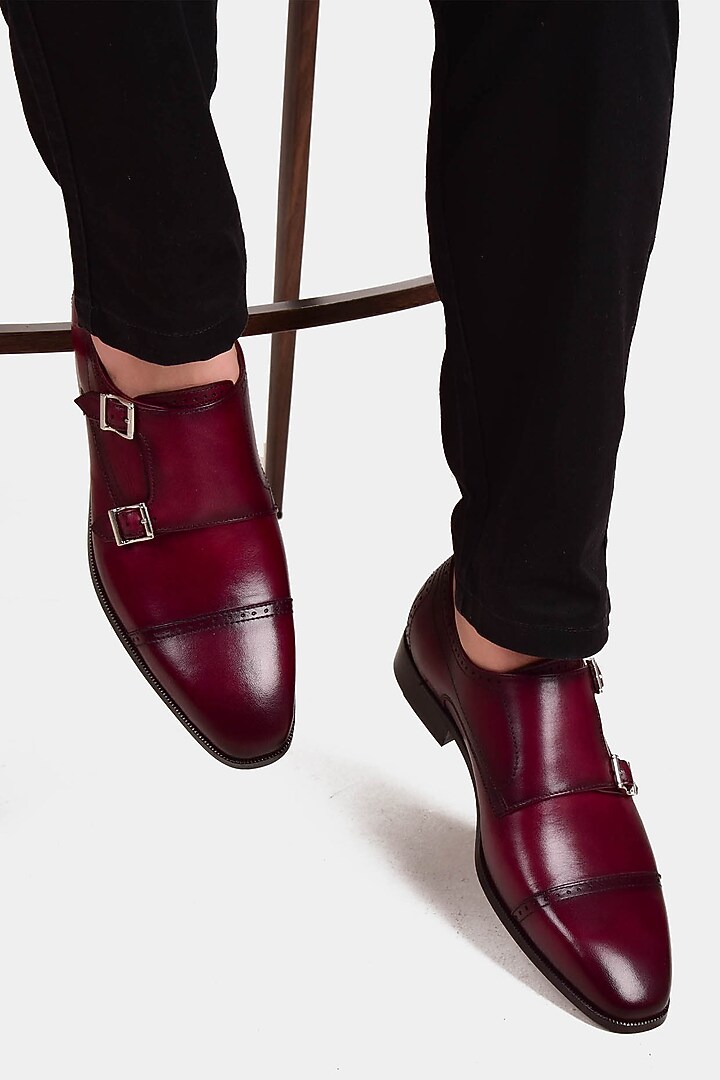 Ruby Calf Leather Shoes by Luxuro Formello at Pernia's Pop Up Shop