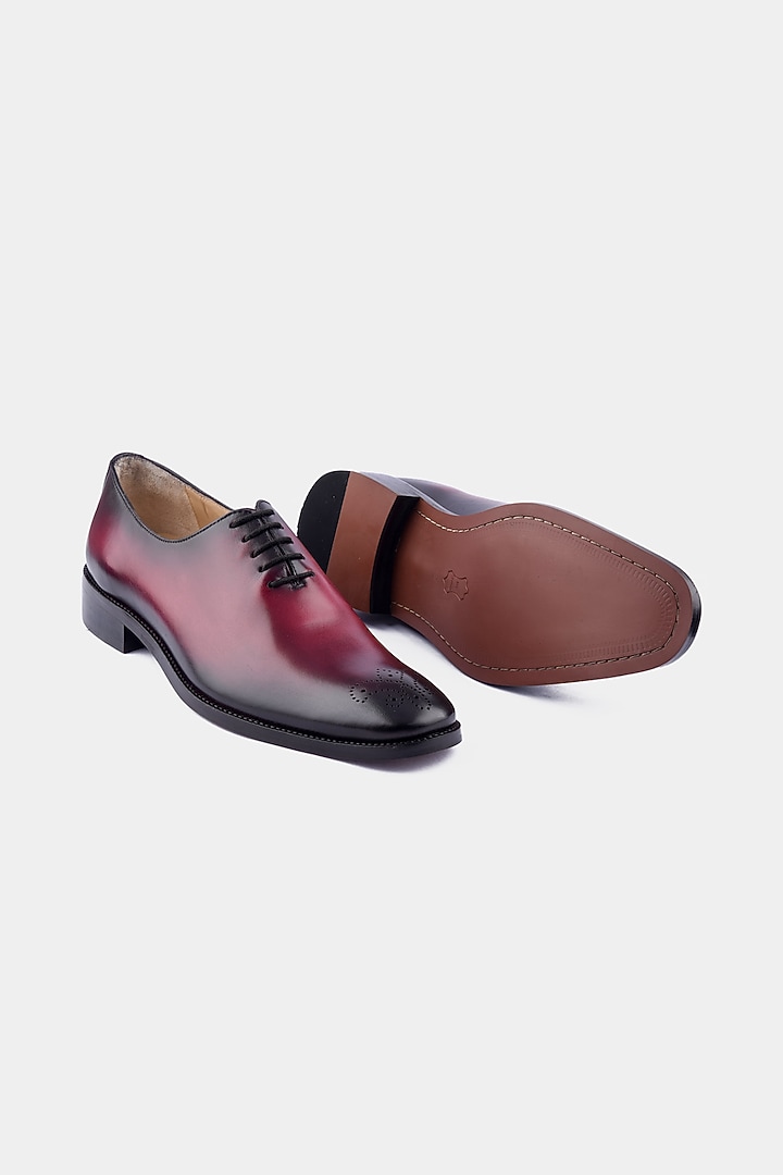Buy Luxuro Formello Red Calf Leather Shoes at 2024