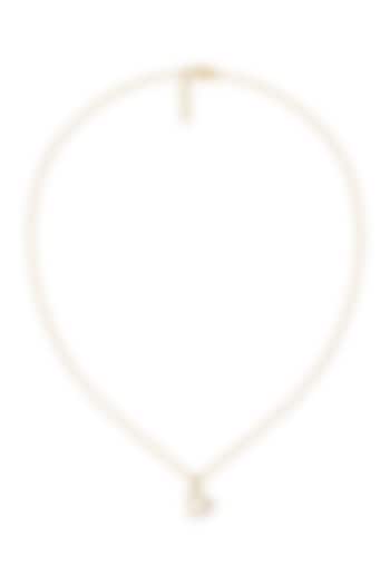 Gold Plated Diamond Heart-Pendant Necklace In Sterling Silver by Lukson at Pernia's Pop Up Shop