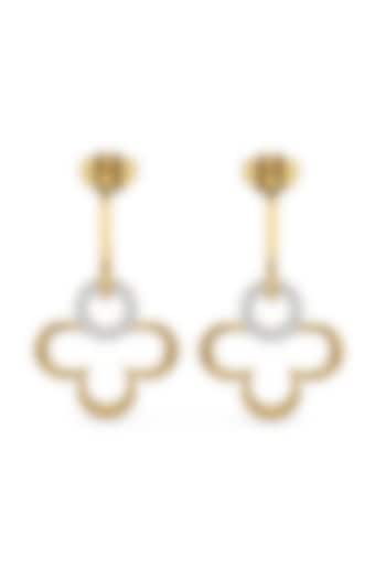 Gold Plated Lab-Grown Diamond Drop Earrings by Lukson at Pernia's Pop Up Shop