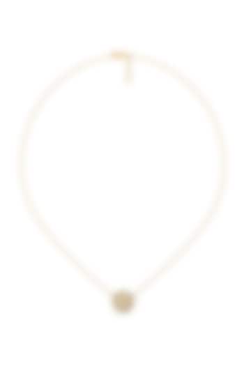 Gold Plated Diamond Compass Pendant Necklace by Lukson at Pernia's Pop Up Shop