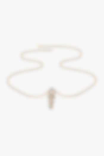 Gold Plated Lab-Grown Diamond Pendant Necklace by Lukson at Pernia's Pop Up Shop