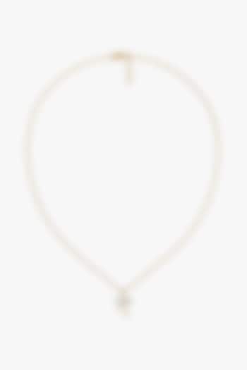 Gold Plated Lab-Grown Diamond Pendant Necklace by Lukson at Pernia's Pop Up Shop