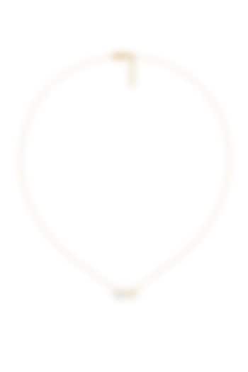 Gold Plated Lab-Grown Diamond Necklace by Lukson at Pernia's Pop Up Shop