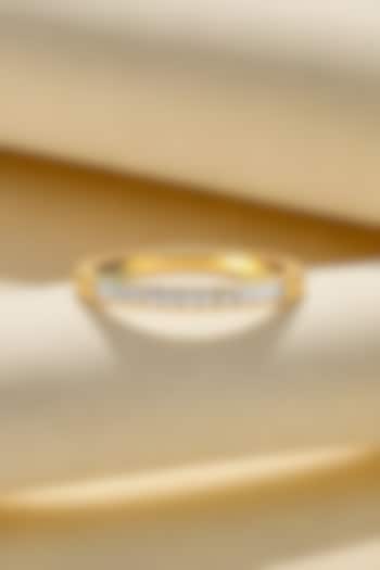 Gold Plated Lab-Grown Diamond Ring by Lukson at Pernia's Pop Up Shop
