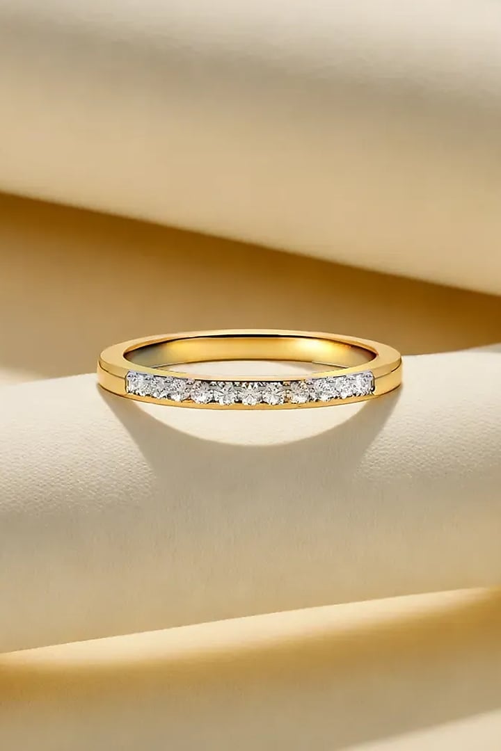 Gold Plated Lab-Grown Diamond Ring by Lukson at Pernia's Pop Up Shop