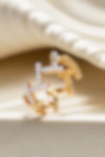 Gold Plated Lab-Grown Diamond Cocktail Ring by Lukson at Pernia's Pop Up Shop