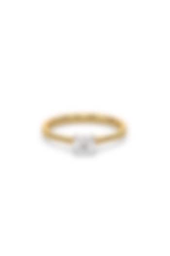 Gold Plated Lab-Grown Diamond Solitaire Ring by Lukson at Pernia's Pop Up Shop
