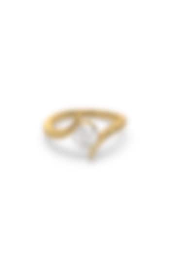 Gold Plated Lab-Grown Diamond Ring by Lukson at Pernia's Pop Up Shop
