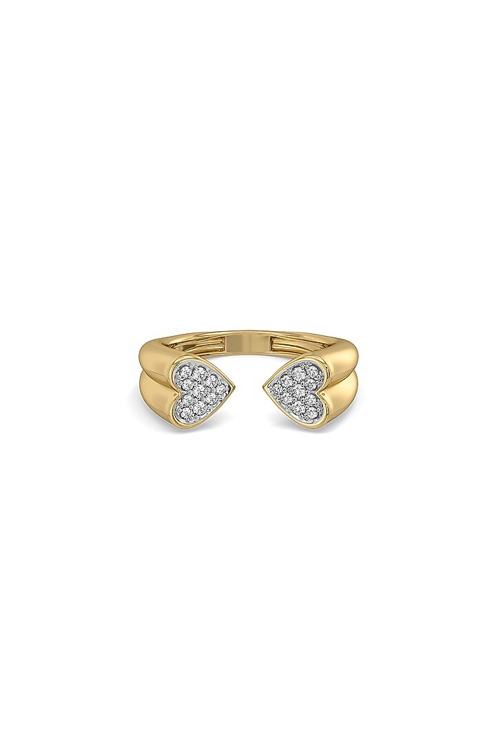 Gold Plated Lab-Grown Diamond Loop Ring by Lukson at Pernia's Pop Up Shop
