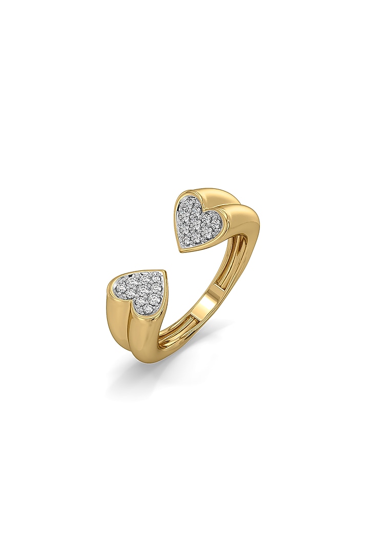 Gold Plated Lab-Grown Diamond Loop Ring by Lukson at Pernia's Pop Up Shop