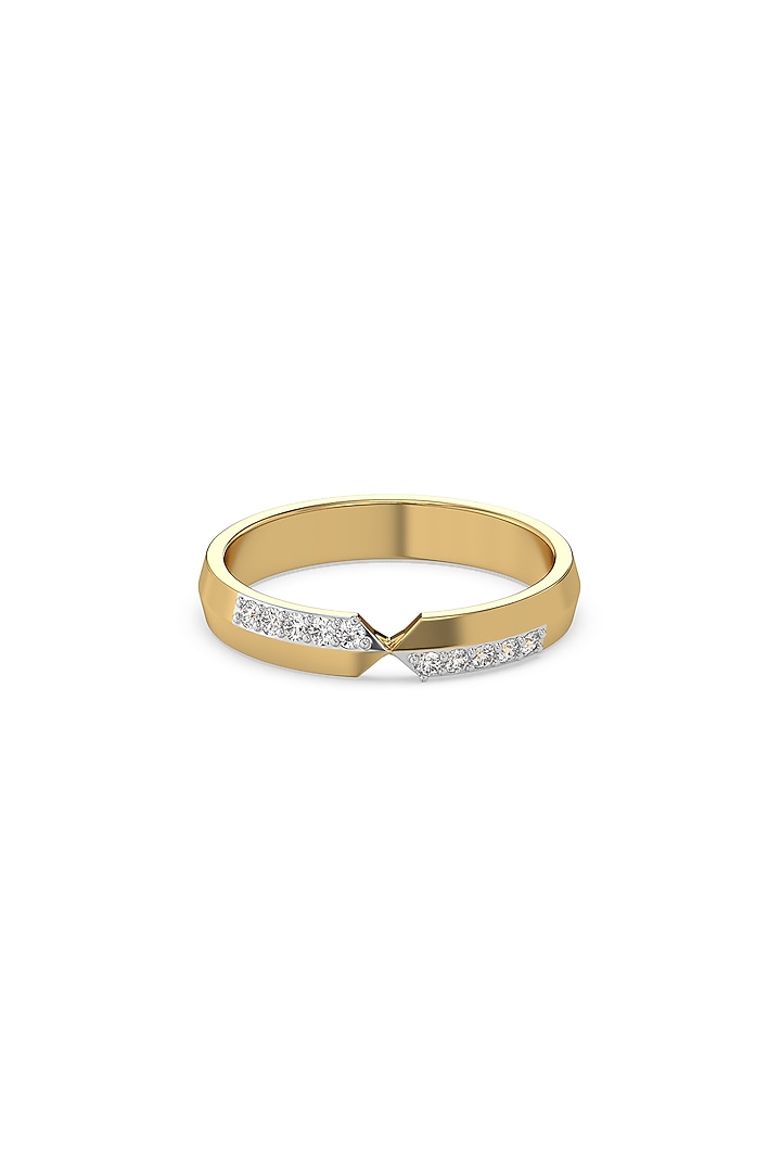 Gold Plated Lab-Grown Diamond Ring by Lukson at Pernia's Pop Up Shop